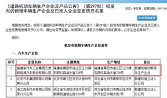 250款新能源汽車亮相第297批公告，行業(yè)創(chuàng)新勢頭強(qiáng)勁